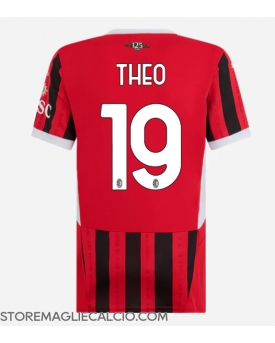 AC Milan Theo Hernandez #19 Maglia Gara Casa Repliche 2024-25 Donna